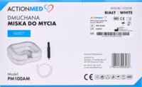 ActionMed PM100AM Fejmosó tál kézi Zuhannyal - Fehér