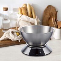 Eldom Ideal IK3701 Digitális konyhai mérleg tállal - Inox