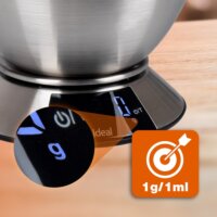 Eldom Ideal IK3701 Digitális konyhai mérleg tállal - Inox