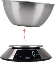 Eldom Ideal IK3701 Digitális konyhai mérleg tállal - Inox