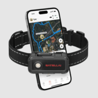Satellai TG1-EU-BK-L-LT MSH Go GPS kutyanyakörv és 3 éves előfizetés - Fekete(L)