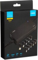 iBox IUZ120WA Univerzális laptop Töltő Adapter 10 féle csatlakozóval (120W)