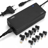 iBox IUZ120WA Univerzális laptop Töltő Adapter 10 féle csatlakozóval (120W)