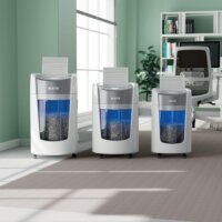Leitz IQ OptiMax Home Office Iratmegsemmisítő 6 lap 15L - Fehér