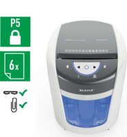 Leitz IQ OptiMax Home Office Iratmegsemmisítő 6 lap 15L - Fehér