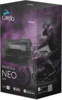 Cardo PTN00101 Neo Duo Motoros kommunikációs rendszer 2 csatornás 1600m - Fekete