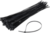 Iris Electric Gyorskötöző 370 x 4,8mm UV álló - Fekete (100db/csomag)