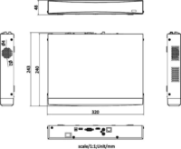 HIKVISION DS-7604NXI-K1(D) 4 csatornás NVR Hálózati videó rögzítő