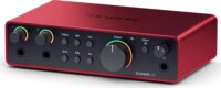 Focusrite Scarlett 2i2 USB-C 4th Gen 2 csatornás Audio Interfész - Bordó