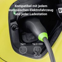 Green Cell GC-EVKABGC03 Type-2 Elektromos autó töltőkábel 5m (11 kW - 16A) -Fekete