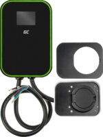 Green Cell Wallbox Ev Elektromos autó fali töltő - Fekete (22kW - 32A / Type-2)