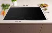 Gorenje GI8432BSCWF Beépíthető 4 zónás Indukciós Főzőlap 7360 Watt - Fekete