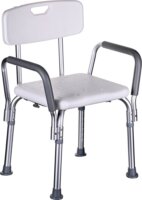 ActionMed KP300AM Állítható alumínium Zuhanyszék Max 110kg - Fehér