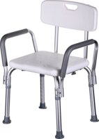ActionMed KP300AM Állítható alumínium Zuhanyszék Max 110kg - Fehér
