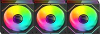 Mars Gaming MF3DPROKIT PWM 120mm Rendszerhűtő ventilátor 3db + RGB vezérlő HUB - Fekete
