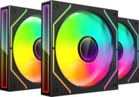 Mars Gaming MF3DPROKIT PWM 120mm Rendszerhűtő ventilátor 3db + RGB vezérlő HUB - Fekete