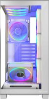 MODECOM VOLCANO STELLAR ARGB Midi Torony Számítógépház + 8db 120mm ventilátor - Fehér