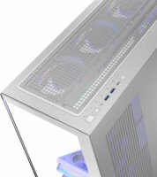 MODECOM VOLCANO STELLAR ARGB Midi Torony Számítógépház + 8db 120mm ventilátor - Fehér