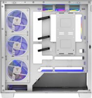 MODECOM VOLCANO STELLAR ARGB Midi Torony Számítógépház + 8db 120mm ventilátor - Fehér