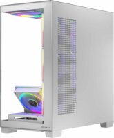 MODECOM VOLCANO STELLAR ARGB Midi Torony Számítógépház + 8db 120mm ventilátor - Fehér