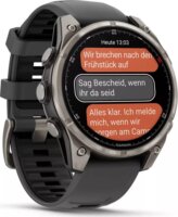 Garmin Fēnix 8 Pro Okosóra 47mm Grafitszürke Szilikon Szíjjal - Titán