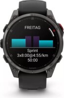 Garmin Fēnix 8 Pro Okosóra 47mm Grafitszürke Szilikon Szíjjal - Titán