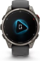 Garmin Fēnix 8 Pro Okosóra 47mm Grafitszürke Szilikon Szíjjal - Titán