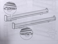 Electrolux TR2LV Teleszkópos Sűtősín - Ezüst