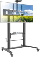 Techly ICA-TR230 52"-110" Állítható Magasságú LCD TV / Monitor Gurulós Padló Tartó Állvány - Fekete