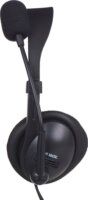 iBox W1MV Vezetékes Call Center Fejhallgató Headset - Fekete