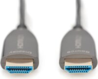 Digitus AK-330126-200-S HDMI 2.1 AOC Optikai HDMI - HDMI 2.1 8K UHD kábel 20m - Fekete