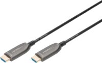 Digitus AK-330126-200-S HDMI 2.1 AOC Optikai HDMI - HDMI 2.1 8K UHD kábel 20m - Fekete