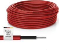 Digitus PV 1500V 6mm² Napelem Telepítő Kábel 20m - Piros