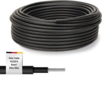 Digitus PV 1500V 6mm² Napelem Telepítő Kábel 20m - Fekete