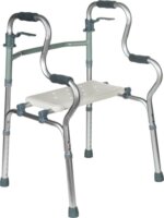 REHA FUND RF-133 Járókeret WC-vel Max 100kg - Kék / Szürke