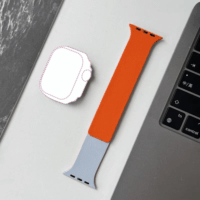BlackBird BH1806 Apple Watch 42/44/45/46/49 mm Okosóra szíj - Narancssárga