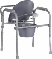 Antar 5901571457550 Összecsukható WC Szék Max 120kg - Szürke
