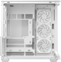 DEEPCOOL ATX CG530 WH Midi Torony Számítógépház + 5db 120mm ventilátor - Fehér