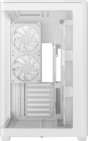 DEEPCOOL ATX CG530 WH Midi Torony Számítógépház + 5db 120mm ventilátor - Fehér
