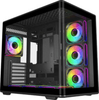 COOLER MASTER ATX ELITE 600 Midi Torony Számítógépház + 6db 120mm ventilátor - Fekete