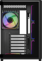 COOLER MASTER ATX ELITE 600 Midi Torony Számítógépház + 6db 120mm ventilátor - Fekete