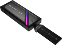 ASUS ROG Strix Aiolos m.2 NVMe USB-C 3.2 Gen 2x2 Külső SSD ház - Fekete