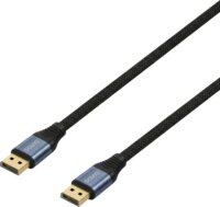Savio CL-210 DisplayPort 2.1 apa - DisplayPort 2.1 8K apa Kábel 2m - Fekete