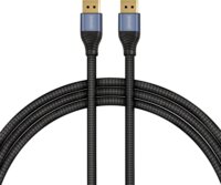 Savio CL-210 DisplayPort 2.1 apa - DisplayPort 2.1 8K apa Kábel 2m - Fekete