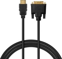 Savio CL-212 HDMI 1.4 apa - DVI-D apa Kábel 1.8m - Fekete