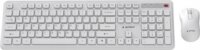 Gembird KBS-WPS-01 Slim Wireless Billentyűzet + Egér US - Fehér
