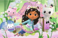 Trefl 17431 Premium Plus Kids Gabi és a cicakalandok 100 darabos puzzle