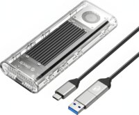 Orico TCM2-U4-BK-BP M.2 NVMe USB4 Külső SSD ház - Fekete