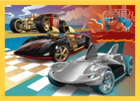 Trefl 34627 Hot Wheels járművek 4az 1ben puzzle