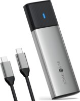 Orico STPWDM2-G2-GY M.2 USB-A / USB-C 3.2 Gen 2 Külső SSD ház - Fekete/Ezüst